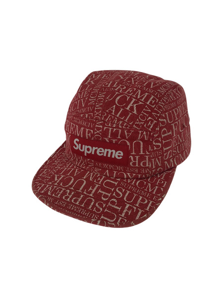 Supreme 15FW Fuck 'Em All Denim Camp Cap[値下]