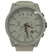 ARMANI EXCHANGE クロノグラフ 腕時計 WHT