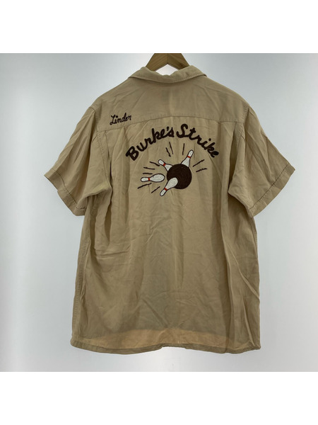 OLD・VINTAGE 半袖シャツ 60s Crown Prince ボーリングシャツ M