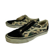 VANS スニーカー 90s USA製 カモフラ old school (26.5) 緑