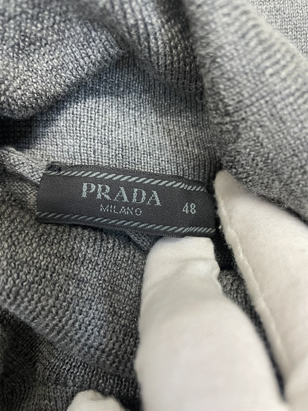 PRADA 2019 タートルネックニット 48 グレー