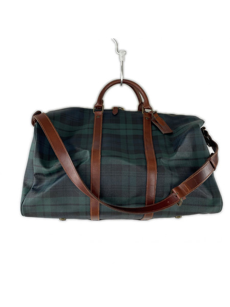 POLO RALPH LAUREN ショルダーバッグ チェック 2wayボストンバッグ