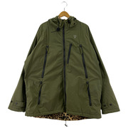 South2 West8 Zipped Coat-Wax Coating (M) カーキ