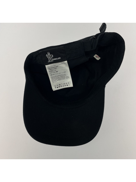 MONCLER GRENOBLE BASEBALL CAP BLACK