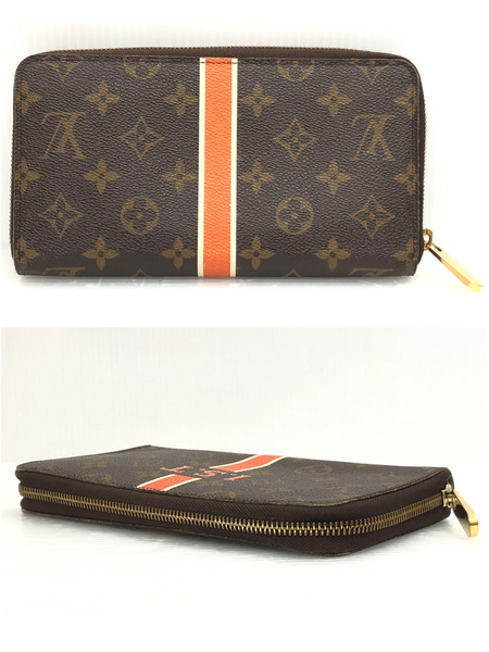 LV ジッピー オーガナイザー モノグラム ※イニシャル入り ※内側白生地