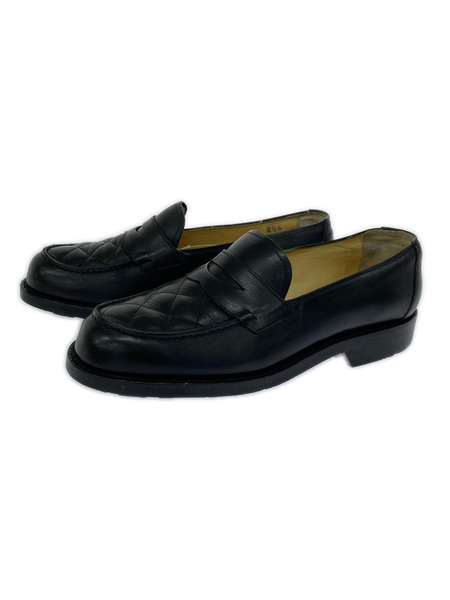 COMME des GARCONS シューズ コインローファー/キルティング/25.5