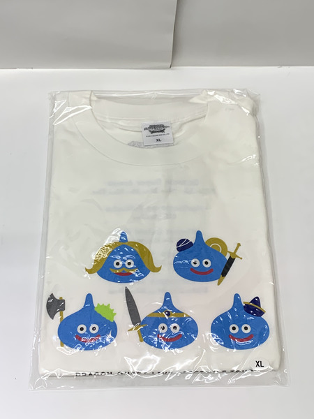 ドラゴンクエスト ライブスペクタクルツアー Tシャツ 勇者パーティスライム (Size XL) ホワイト DQLST-12 未開封 DRAGON QUEST ドラクエ DQ 