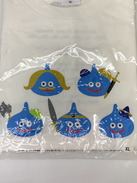 ドラゴンクエスト ライブスペクタクルツアー Tシャツ 勇者パーティスライム (Size XL) ホワイト DQLST-12 未開封 DRAGON QUEST ドラクエ DQ 