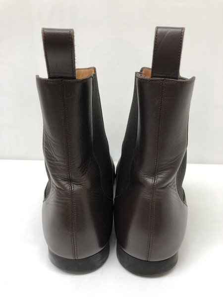GUCCI サイドゴアブーツ 茶 (8) 268376 靴 