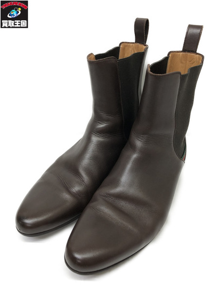 GUCCI サイドゴアブーツ 茶 (8) 268376 靴 