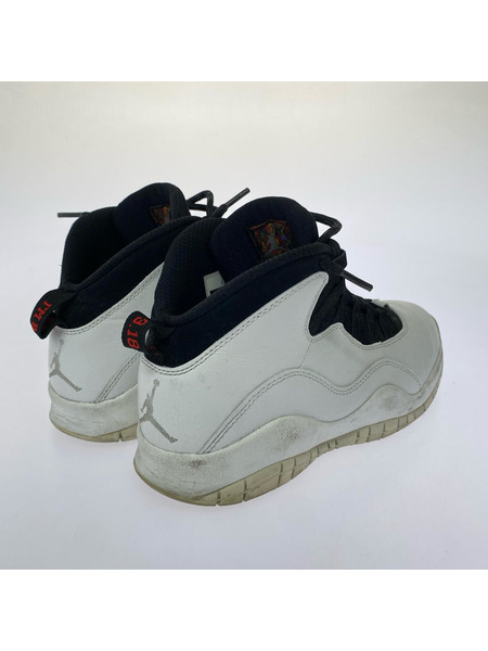 NIKE スニーカー AIR JORDAN 10 RETRO 白黒 28.0cm[値下]