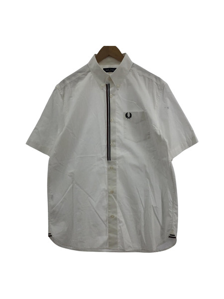 FRED PERRY 半袖BDシャツ 白 M