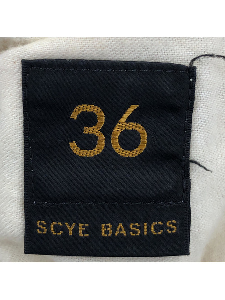 SCYE BASICS 2タック テーパードパンツ (36)