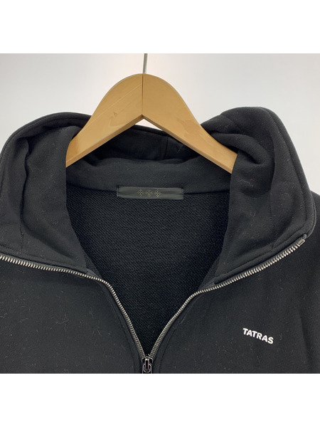 TATRAS FELDA L/S スウェットジップパーカ BLK (03)