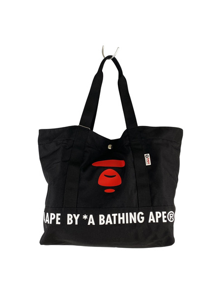 A BATHING APE ソノ他バッグ トートバック ブラック