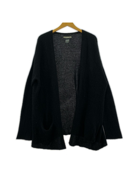 カーディガン SUZUSAN カシミア カーディガン ブラック L