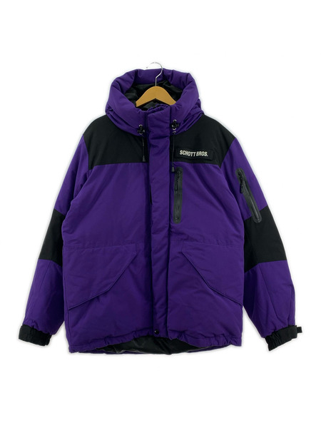 schott ダウンジャケット 紫 XL