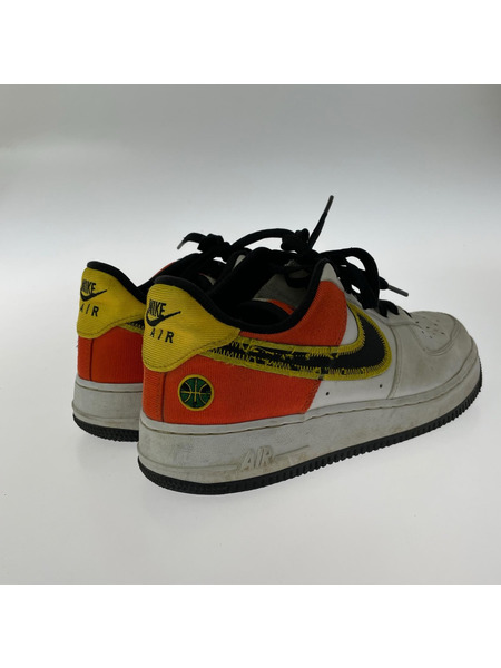 NIKE Air Force 1 Low Rayguns ホワイト/オレンジ (26.0cm)