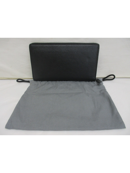 長財布 ラウンドジップ長財布/黒/594317
