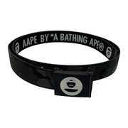 Aape BY A BATHING APE MOONFACE CAMO BELT カモ ベルト 黒