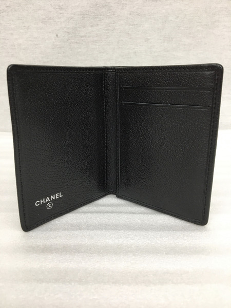 CHANEL　カードケース カメリア カードケース 黒