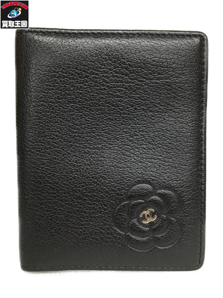CHANEL　カードケース カメリア カードケース 黒
