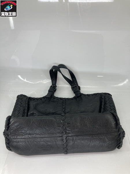 Bottega Veneta/レザーハンドバッグ/BLK