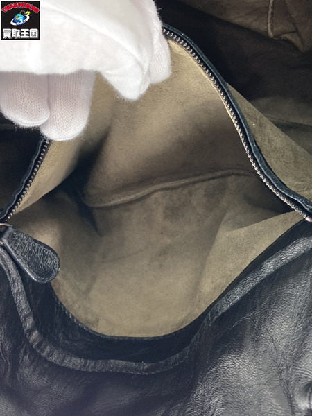 Bottega Veneta/レザーハンドバッグ/BLK