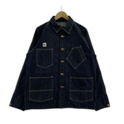 デニムジャケット TCB JEANS BLACK CAT デニムカバーオール (38)