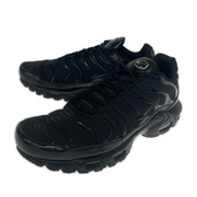 NIKE スニーカー AIR MAX PLUS BLACK 黒 (29.0cm)