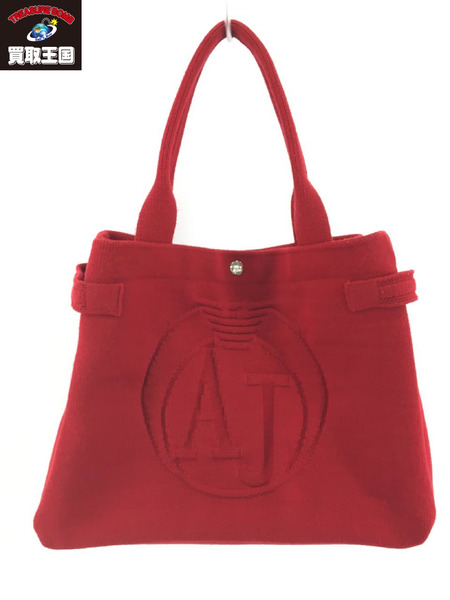 ARMANI JEANS トートバッグ RED｜商品番号：2100208064915 - 買取王国