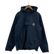 Carhartt　裏フリースアノラックナイロンジャケット 青