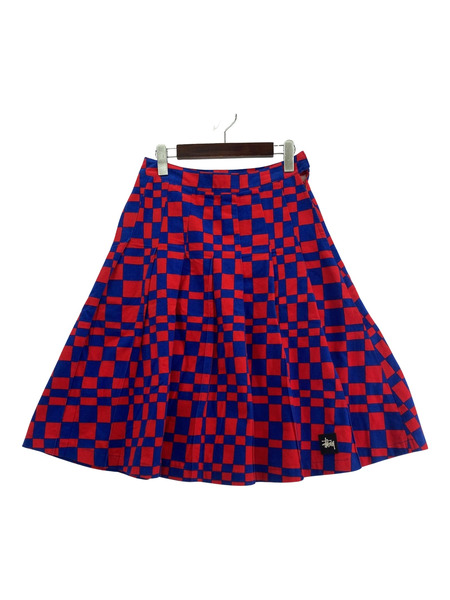 STUSSY チェックスカート[値下]