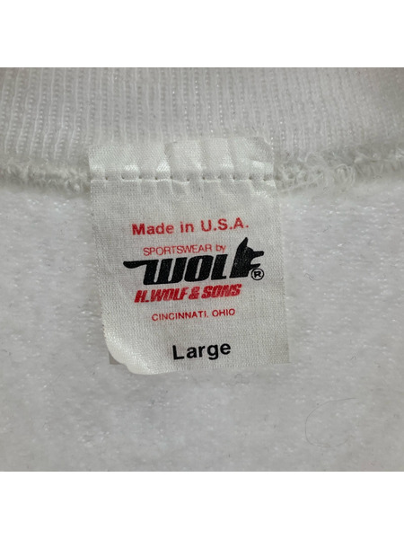 スウェット・トレーナー 70s-80s WOLF PURDUE MOM raglan sweat