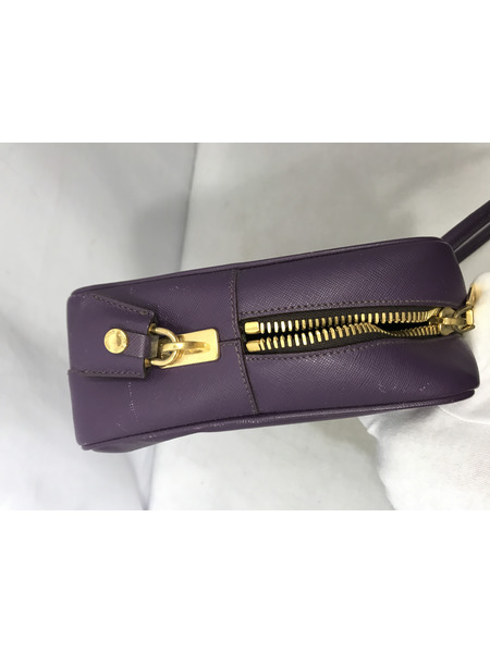 トートバッグ PRADA サフィアーノ ミニボストン 紫