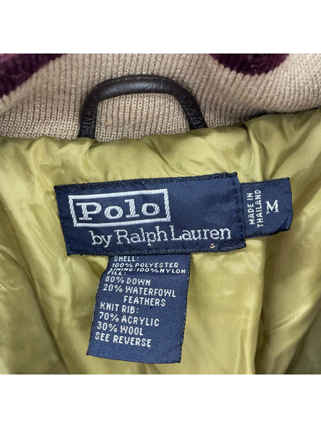 POLO RALPH LAUREN ダウンジャケット 90s ダウンジャケット ベージュ (M)