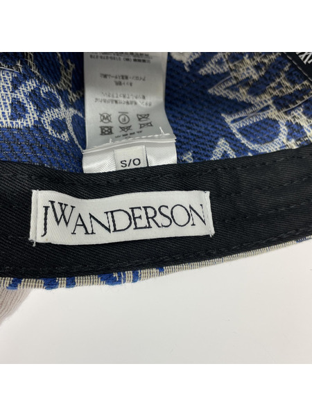 J.W.Anderson 総柄キャップ