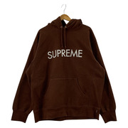 Supreme 23AW Capital Hooded Sweatshirt L ブラウン