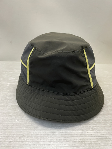 HERMES フレッドライン H刺繍 ナイロンバケットハット 58[値下]