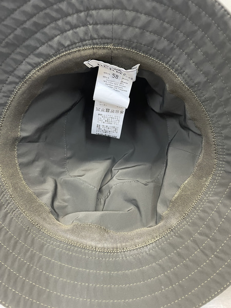 HERMES フレッドライン H刺繍 ナイロンバケットハット 58[値下]