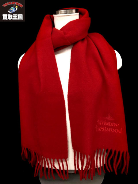 Vivienne Westwood ウールマフラー RED