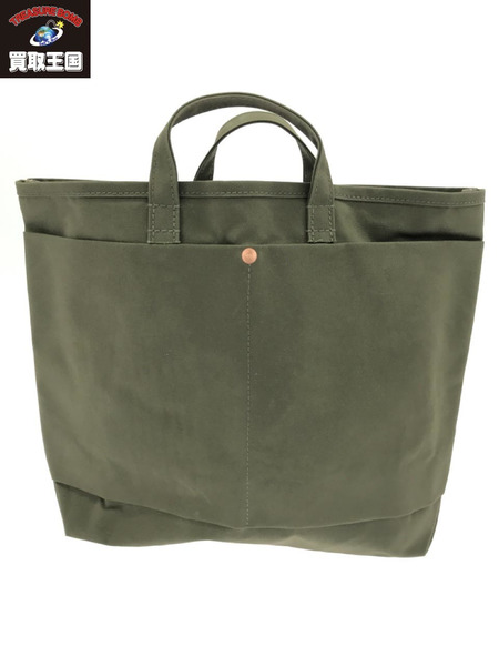 THIS IS A(N) BASE TOTE BAG カーキ[値下]