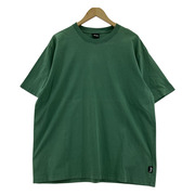 STUSSY S/SクルーネックTee 緑（L）