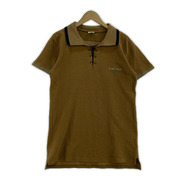 KAPITAL ポロシャツ SS レースアップ 茶