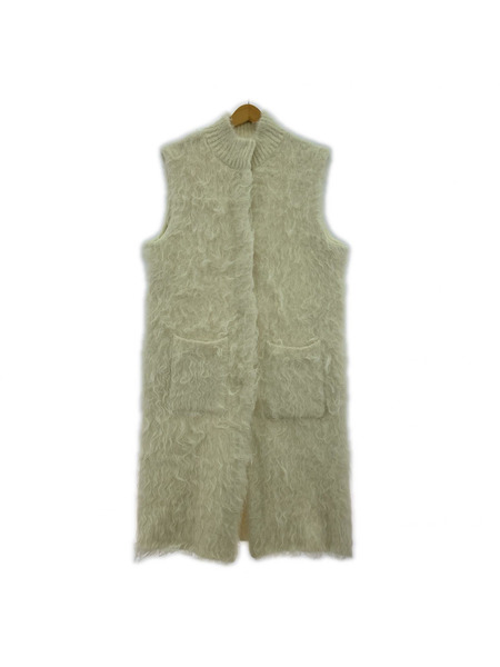AMERI ジレ・ベスト SUPER BRUSHED LONG VEST