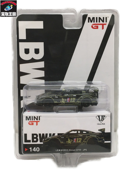 MINIGT　NISSAN GTR　R35　JPS  140/ブリスター  1/64