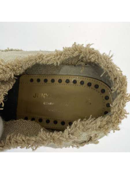 JUNYA WATANABE COMME des GARCONS Painted Canvas Shoes (M)