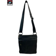 FENDI フェンディ ナイロン レザー ショルダーバッグ ブラック