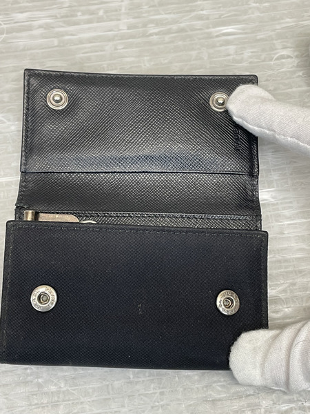 PRADA テスートナイロン 6連キーケース 黒