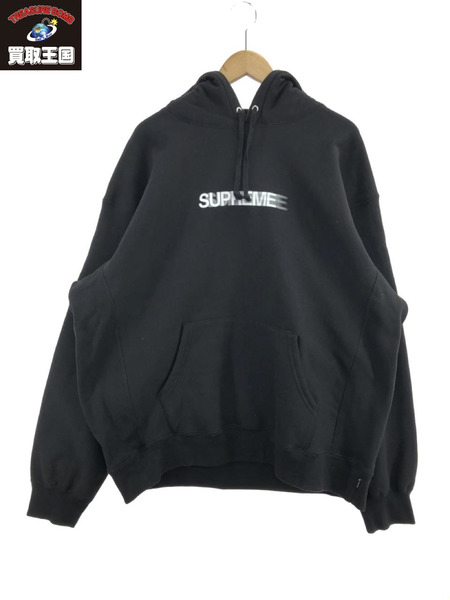 Supreme Motion Logo Hooded パーカー 黒(XL)[値下]｜商品番号